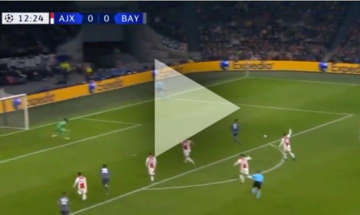 Lewandowski ŁADUJE GOLA z Ajaxem w LM! [VIDEO]